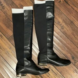 Gorgeous leather Ann Taylor knee high riding style boots. Worn once!! Beautiful!